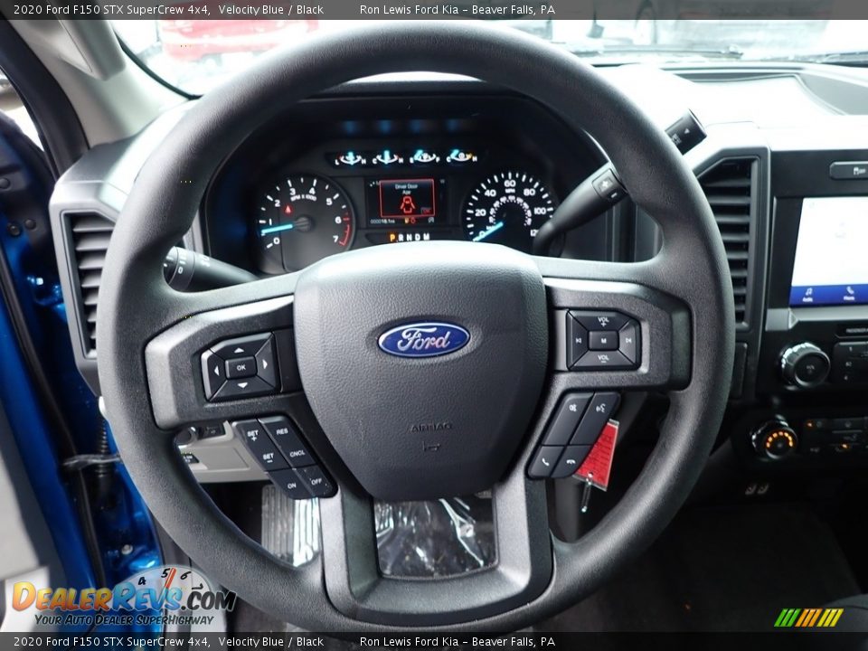 2020 Ford F150 STX SuperCrew 4x4 Velocity Blue / Black Photo #16