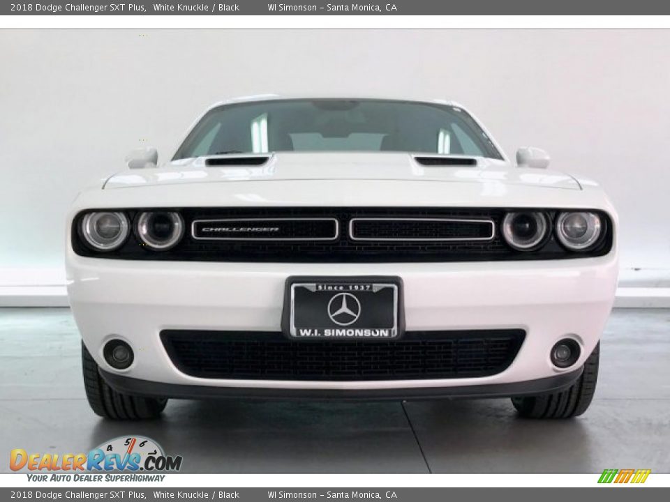 2018 Dodge Challenger SXT Plus White Knuckle / Black Photo #2