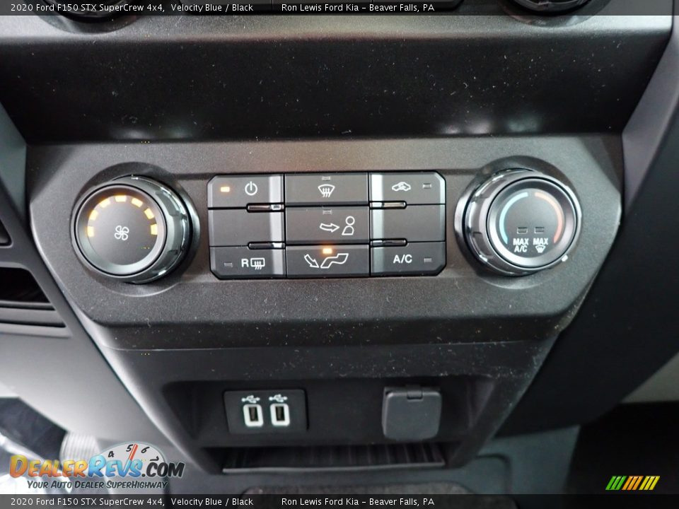 2020 Ford F150 STX SuperCrew 4x4 Velocity Blue / Black Photo #18