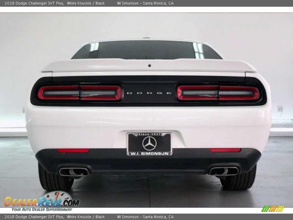 2018 Dodge Challenger SXT Plus White Knuckle / Black Photo #3