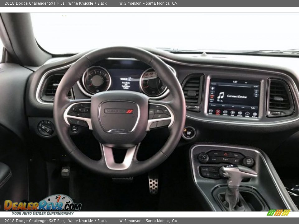 2018 Dodge Challenger SXT Plus White Knuckle / Black Photo #4