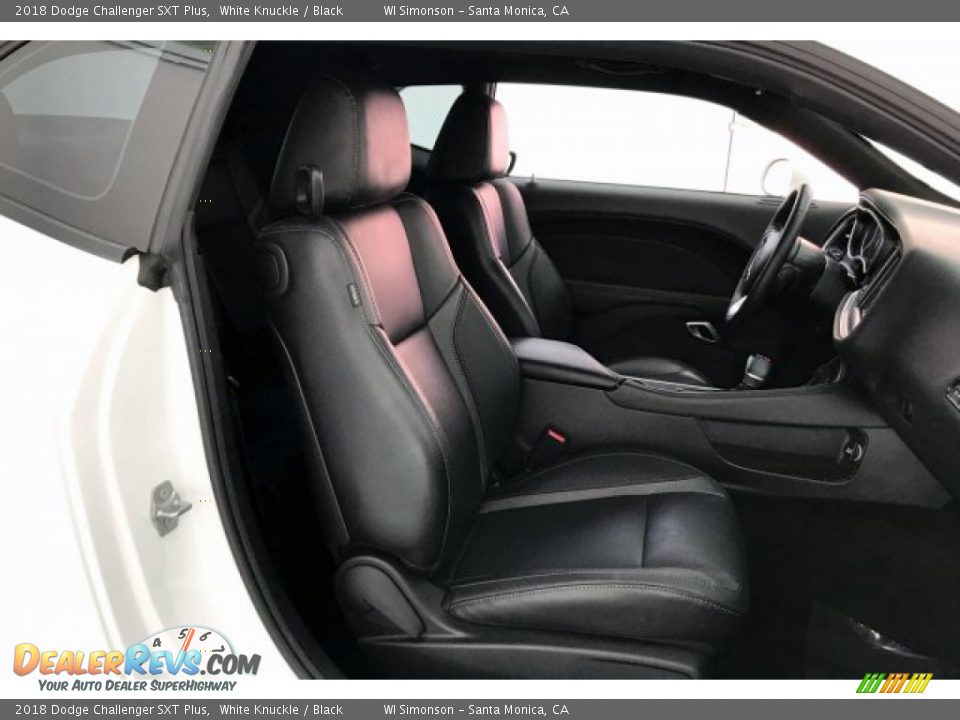 2018 Dodge Challenger SXT Plus White Knuckle / Black Photo #6