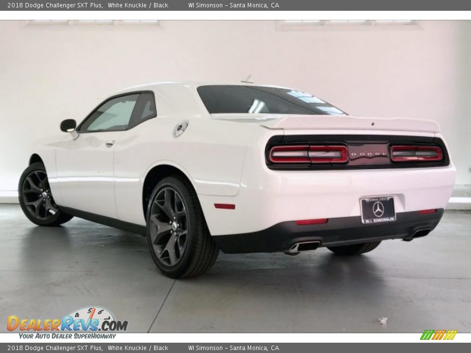 2018 Dodge Challenger SXT Plus White Knuckle / Black Photo #9