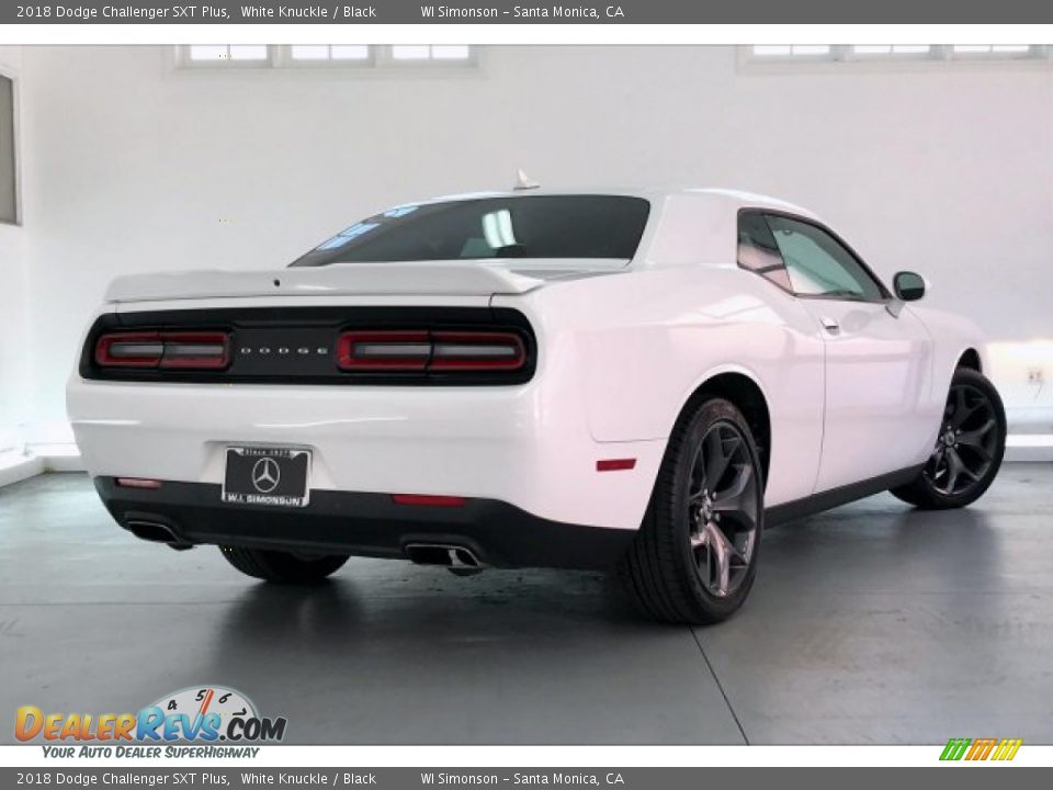 2018 Dodge Challenger SXT Plus White Knuckle / Black Photo #15