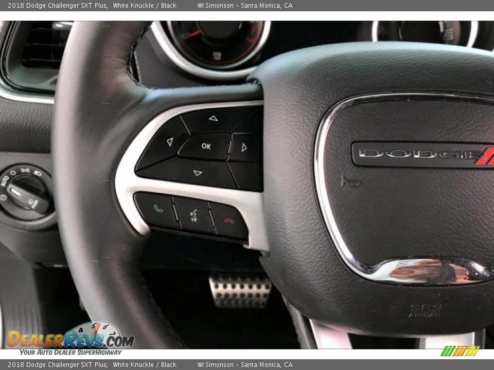 2018 Dodge Challenger SXT Plus Steering Wheel Photo #17
