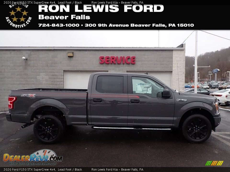 2020 Ford F150 STX SuperCrew 4x4 Lead Foot / Black Photo #1