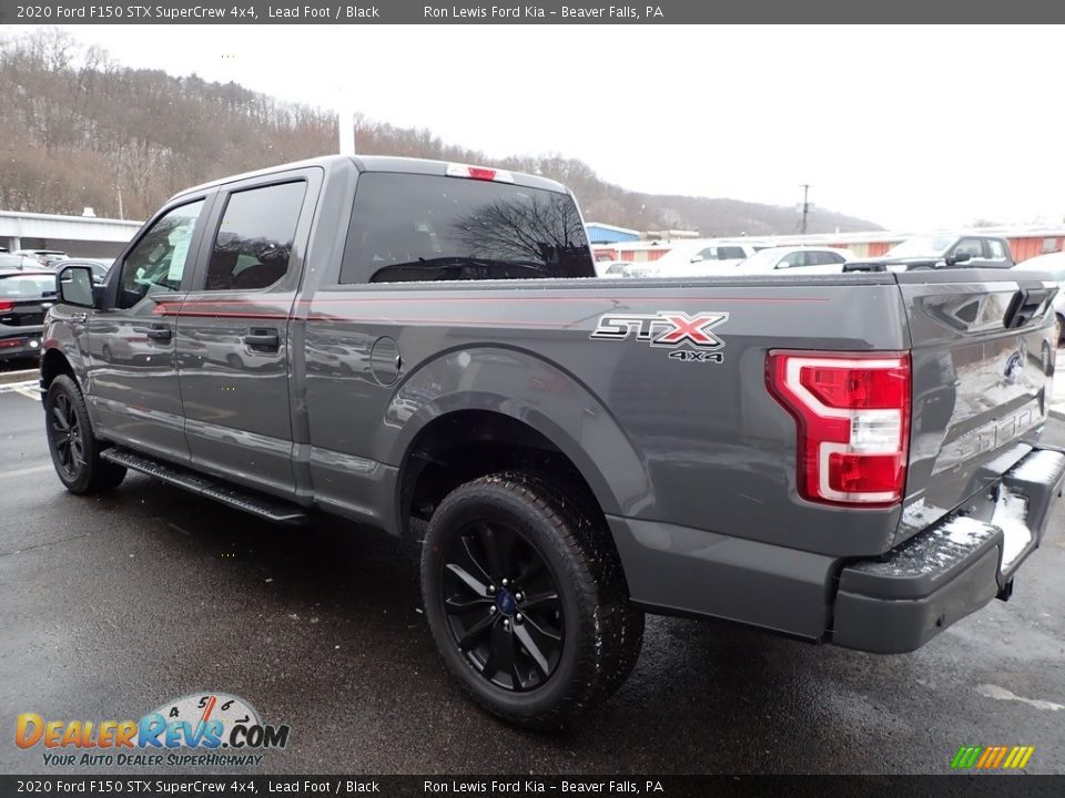 2020 Ford F150 STX SuperCrew 4x4 Lead Foot / Black Photo #4