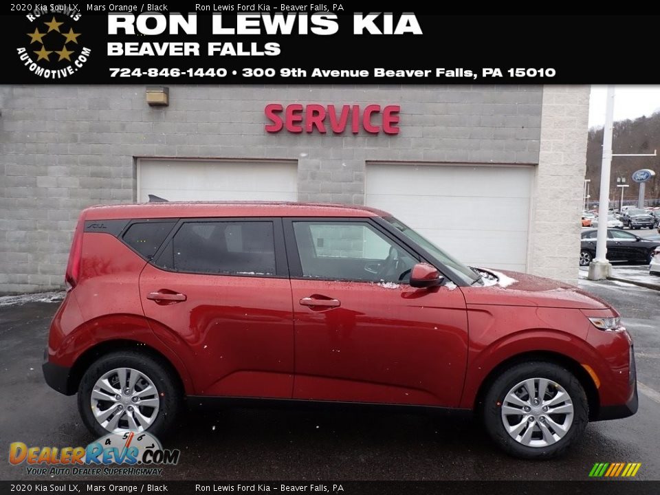 2020 Kia Soul LX Mars Orange / Black Photo #1