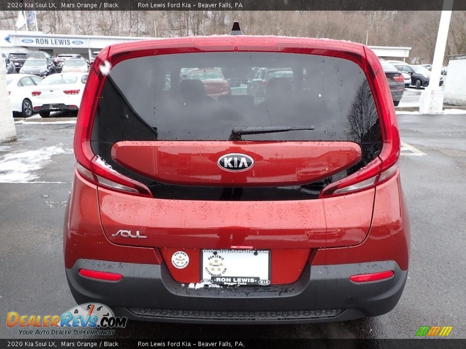 2020 Kia Soul LX Mars Orange / Black Photo #3