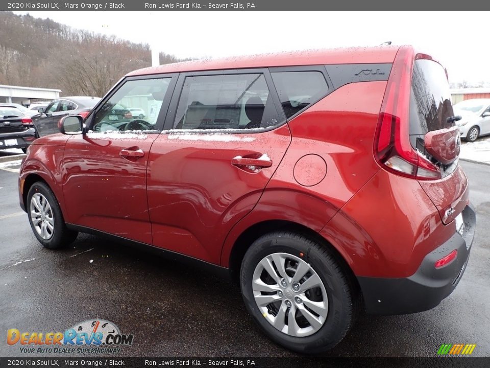 2020 Kia Soul LX Mars Orange / Black Photo #5
