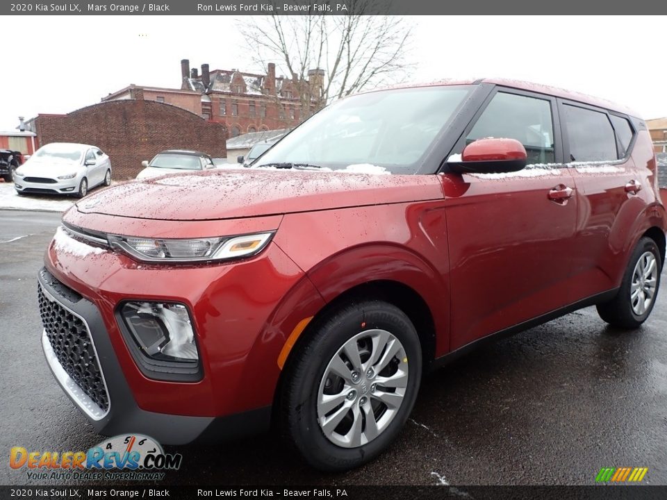 2020 Kia Soul LX Mars Orange / Black Photo #7
