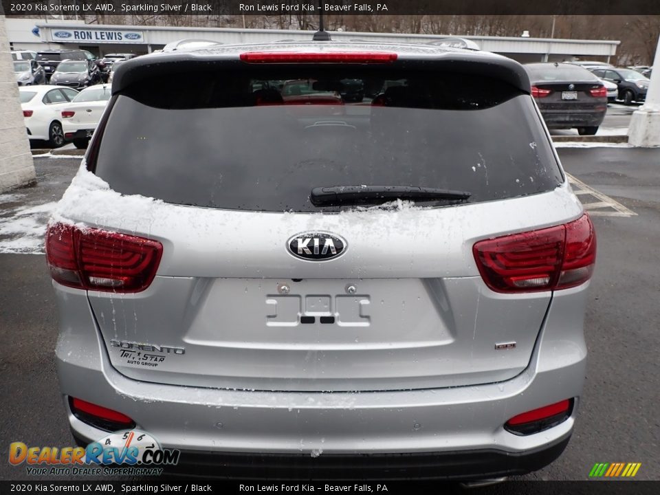 2020 Kia Sorento LX AWD Sparkling Silver / Black Photo #3