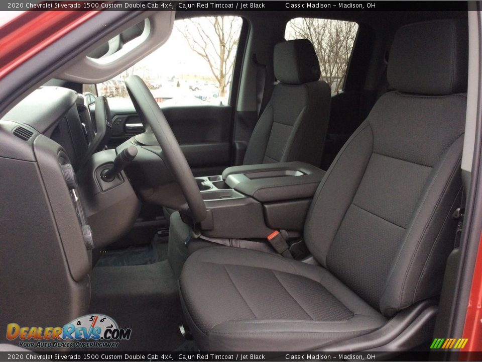 2020 Chevrolet Silverado 1500 Custom Double Cab 4x4 Cajun Red Tintcoat / Jet Black Photo #2