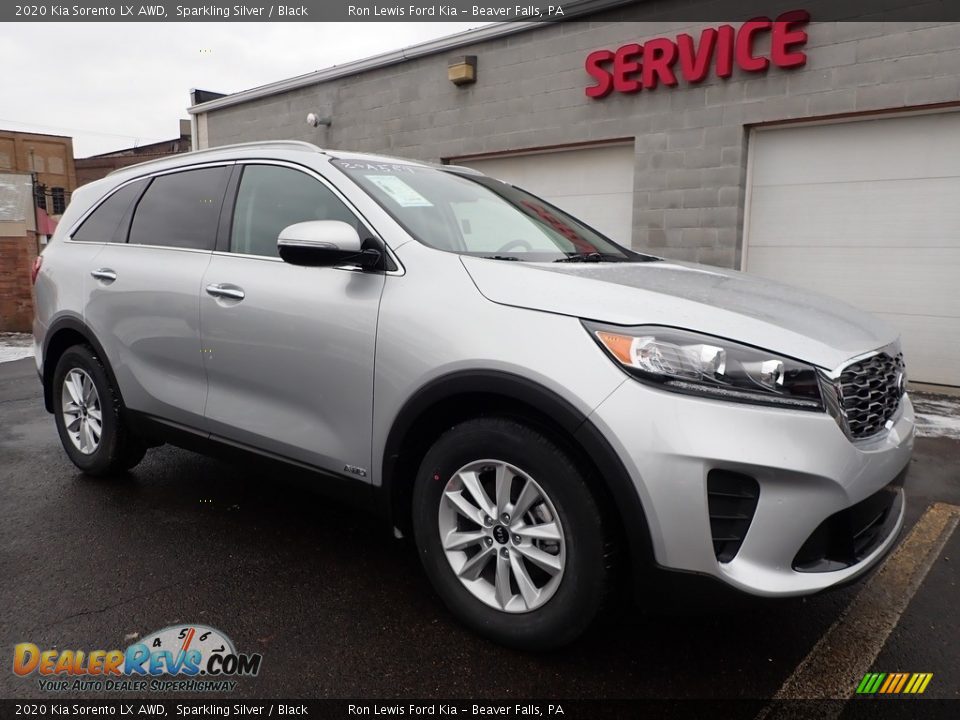 2020 Kia Sorento LX AWD Sparkling Silver / Black Photo #9