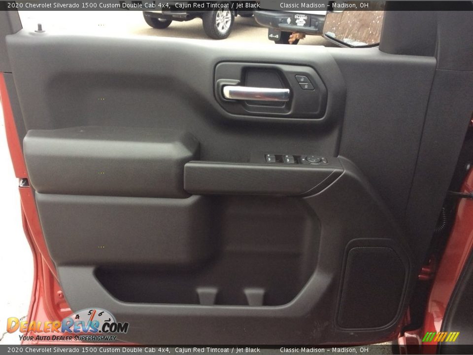 2020 Chevrolet Silverado 1500 Custom Double Cab 4x4 Cajun Red Tintcoat / Jet Black Photo #11