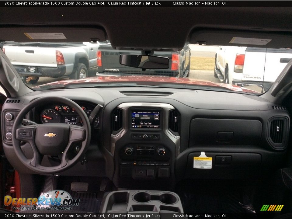 Dashboard of 2020 Chevrolet Silverado 1500 Custom Double Cab 4x4 Photo #13