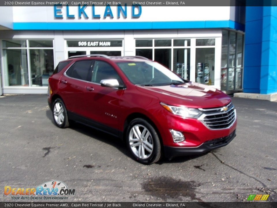 2020 Chevrolet Equinox Premier AWD Cajun Red Tintcoat / Jet Black Photo #1