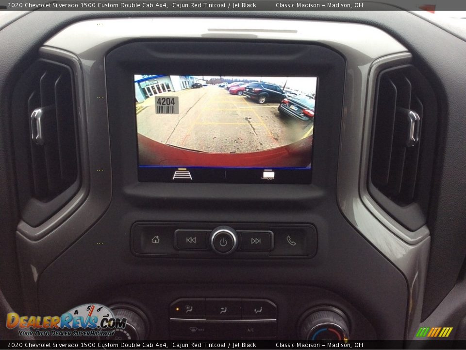 2020 Chevrolet Silverado 1500 Custom Double Cab 4x4 Cajun Red Tintcoat / Jet Black Photo #21