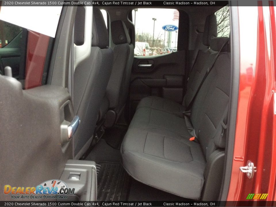 2020 Chevrolet Silverado 1500 Custom Double Cab 4x4 Cajun Red Tintcoat / Jet Black Photo #22