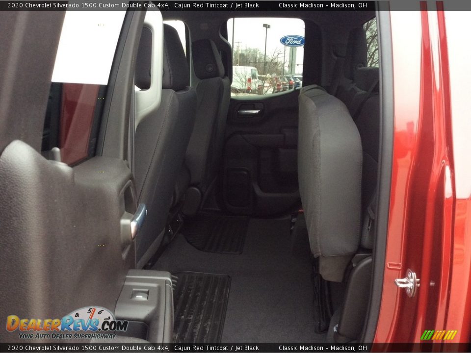 2020 Chevrolet Silverado 1500 Custom Double Cab 4x4 Cajun Red Tintcoat / Jet Black Photo #23