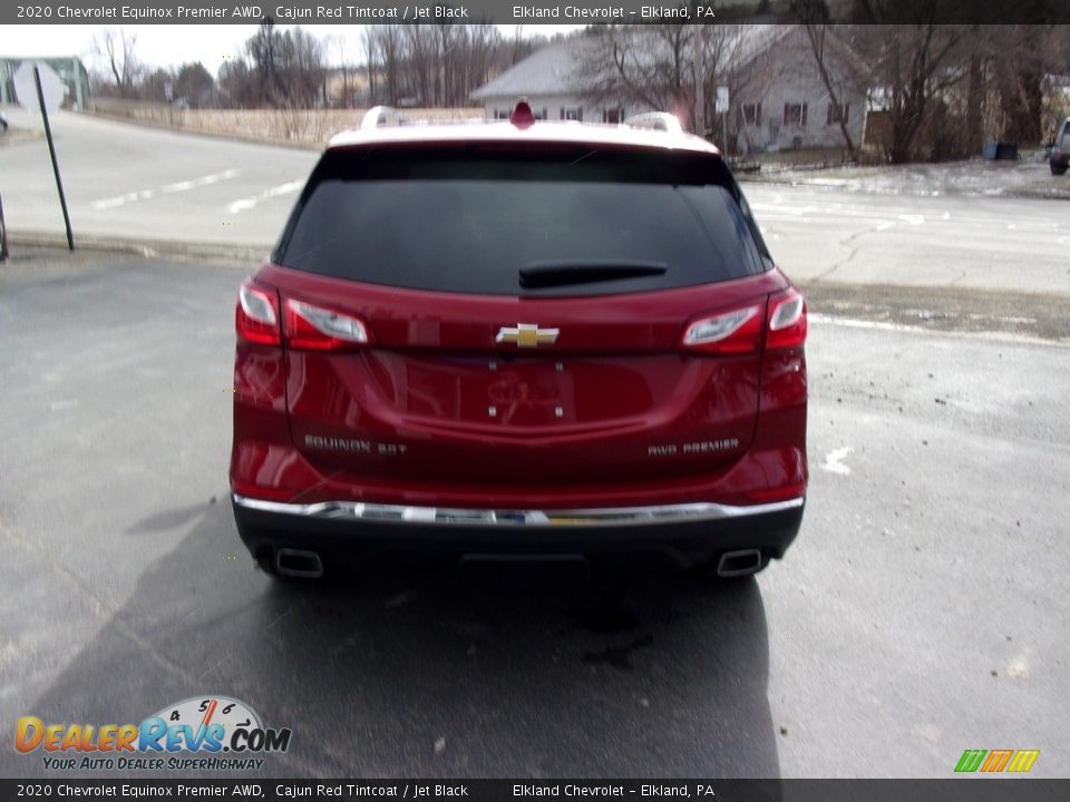2020 Chevrolet Equinox Premier AWD Cajun Red Tintcoat / Jet Black Photo #4