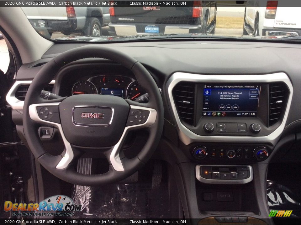 2020 GMC Acadia SLE AWD Carbon Black Metallic / Jet Black Photo #3