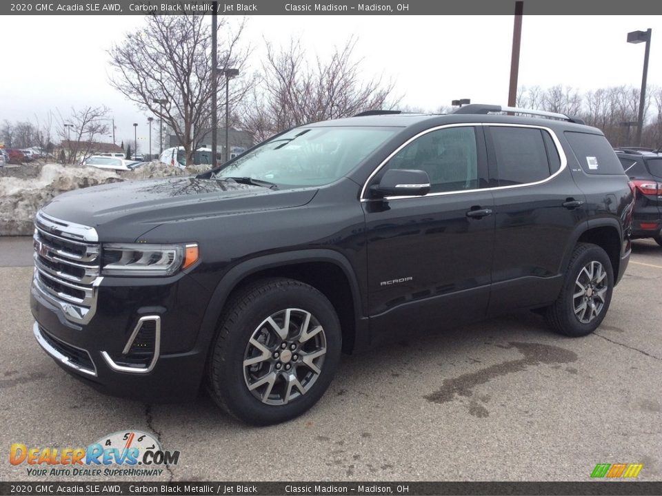 2020 GMC Acadia SLE AWD Carbon Black Metallic / Jet Black Photo #5
