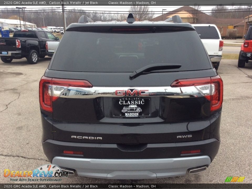2020 GMC Acadia SLE AWD Carbon Black Metallic / Jet Black Photo #8