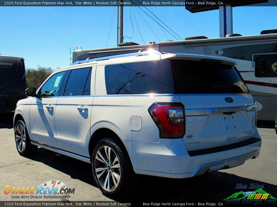 2020 Ford Expedition Platinum Max 4x4 Star White / Medium Soft Ceramic Photo #3