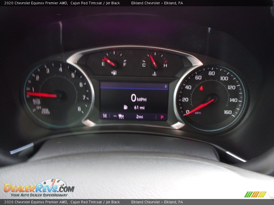 2020 Chevrolet Equinox Premier AWD Cajun Red Tintcoat / Jet Black Photo #19