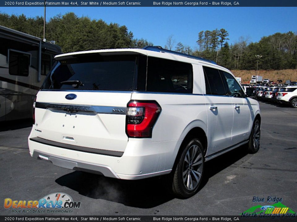 2020 Ford Expedition Platinum Max 4x4 Star White / Medium Soft Ceramic Photo #5