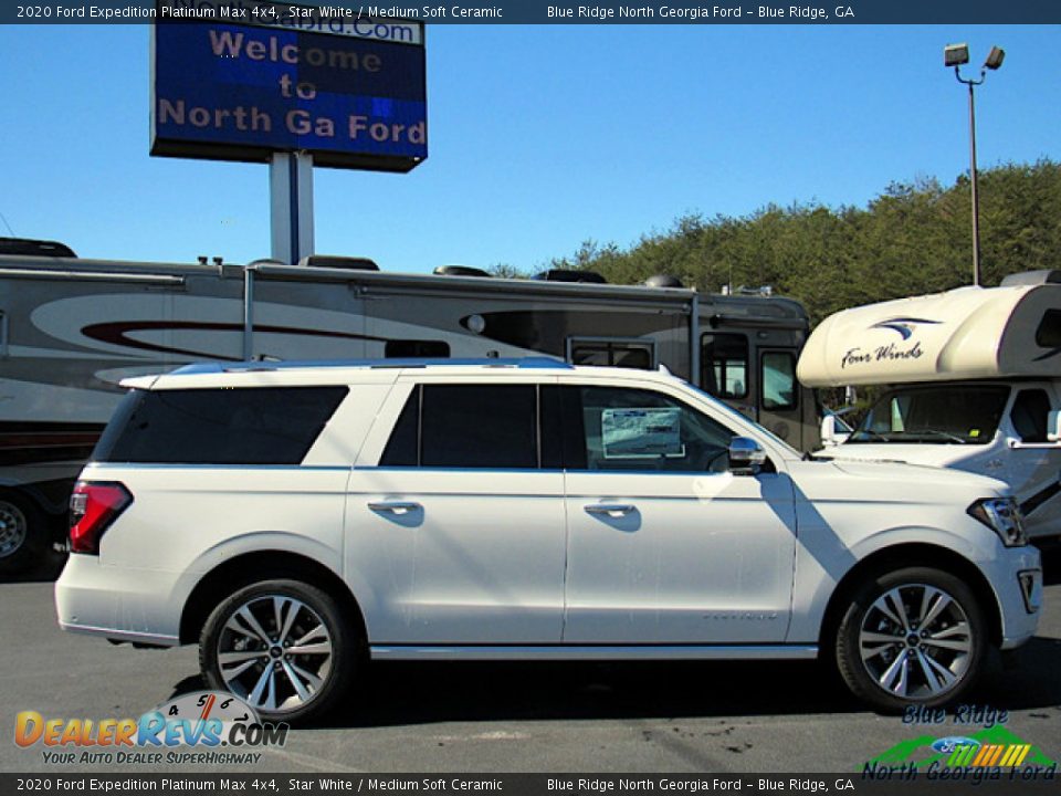 2020 Ford Expedition Platinum Max 4x4 Star White / Medium Soft Ceramic Photo #6