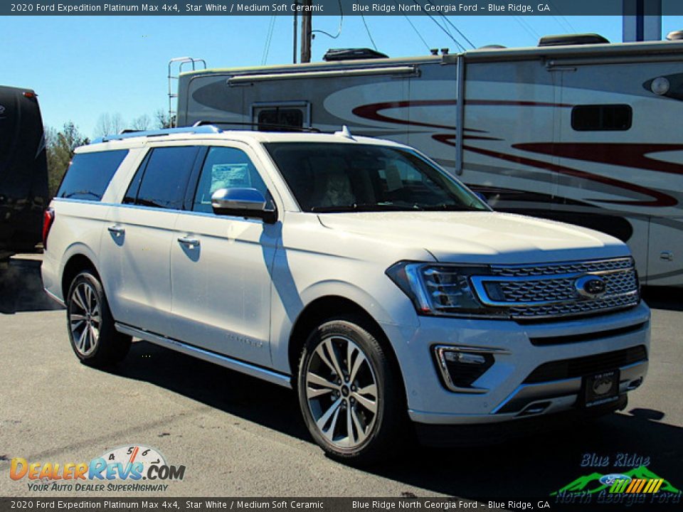 2020 Ford Expedition Platinum Max 4x4 Star White / Medium Soft Ceramic Photo #7