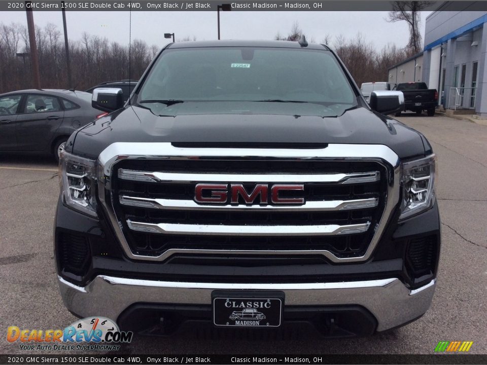 2020 GMC Sierra 1500 SLE Double Cab 4WD Onyx Black / Jet Black Photo #4