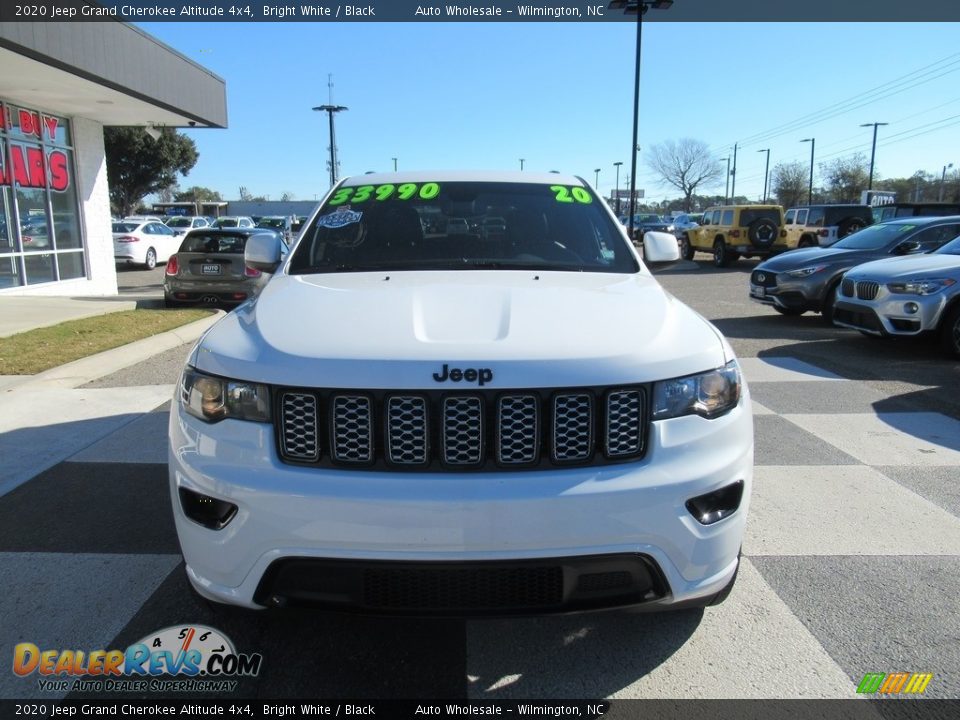 2020 Jeep Grand Cherokee Altitude 4x4 Bright White / Black Photo #2