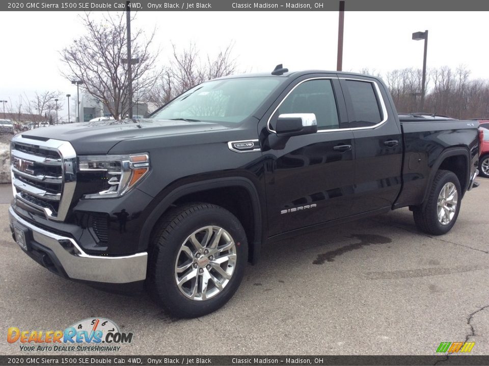 2020 GMC Sierra 1500 SLE Double Cab 4WD Onyx Black / Jet Black Photo #5