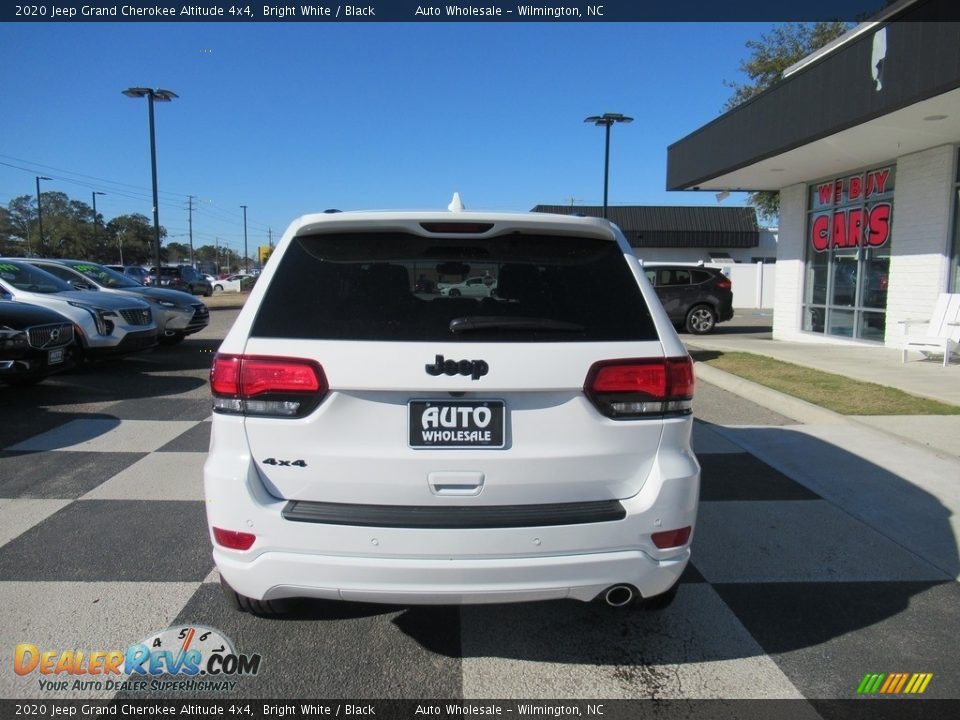 2020 Jeep Grand Cherokee Altitude 4x4 Bright White / Black Photo #4