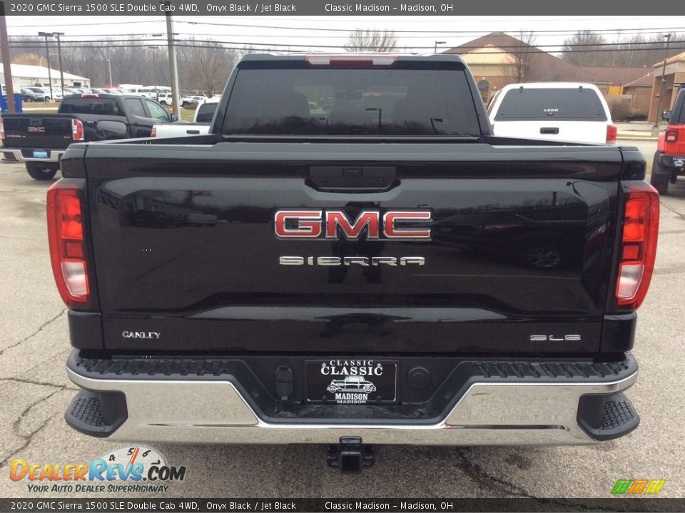 2020 GMC Sierra 1500 SLE Double Cab 4WD Onyx Black / Jet Black Photo #8