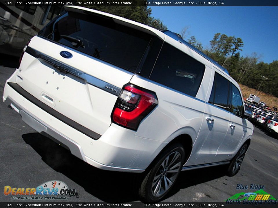 2020 Ford Expedition Platinum Max 4x4 Star White / Medium Soft Ceramic Photo #35