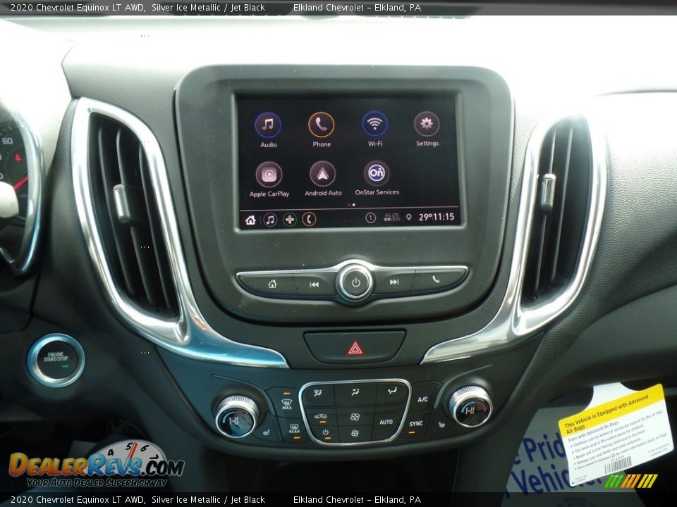 2020 Chevrolet Equinox LT AWD Silver Ice Metallic / Jet Black Photo #24