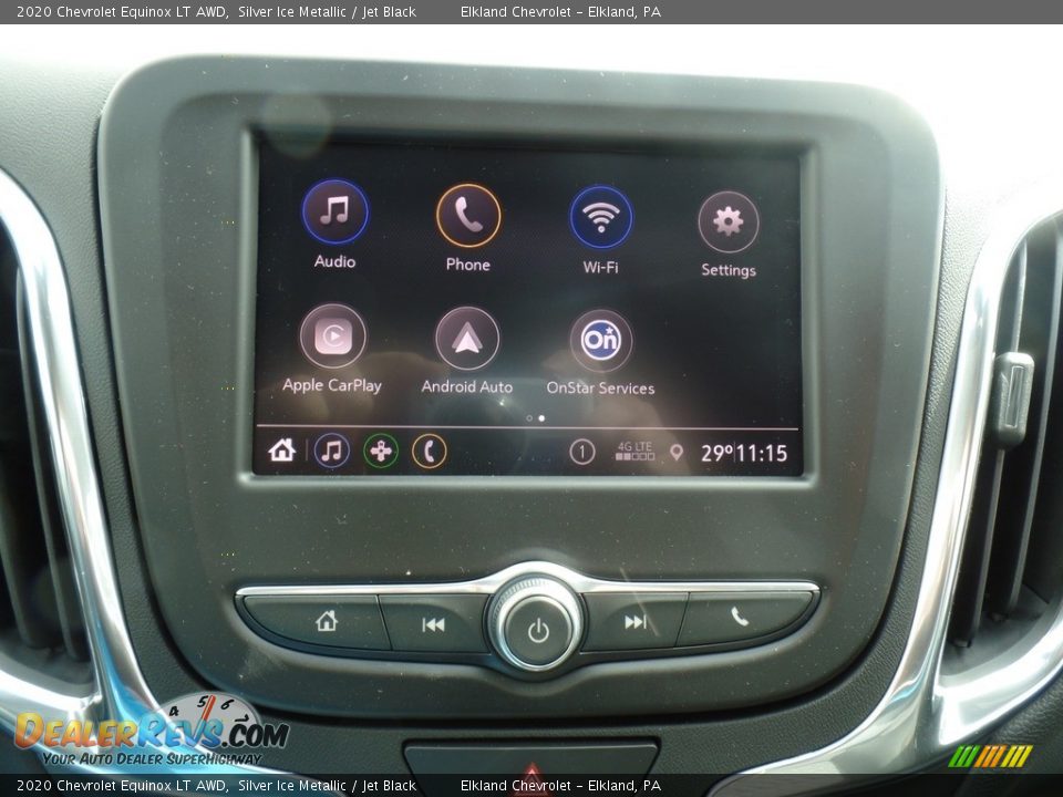 2020 Chevrolet Equinox LT AWD Silver Ice Metallic / Jet Black Photo #25