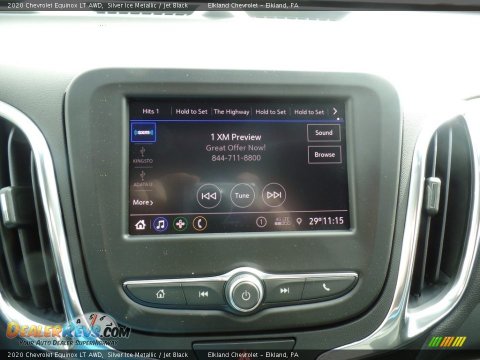 2020 Chevrolet Equinox LT AWD Silver Ice Metallic / Jet Black Photo #26