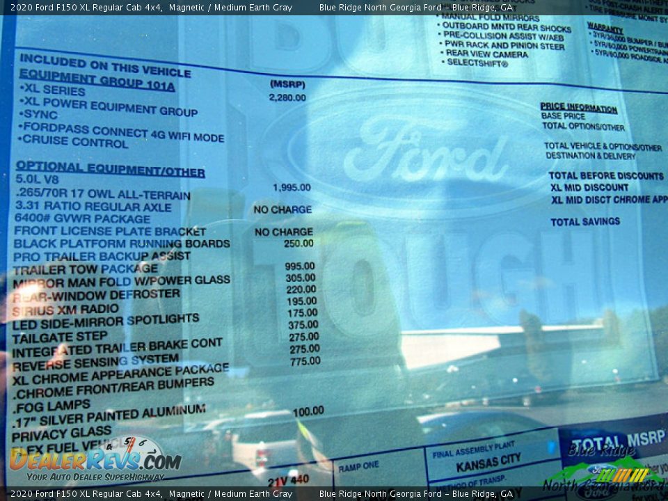 2020 Ford F150 XL Regular Cab 4x4 Magnetic / Medium Earth Gray Photo #24