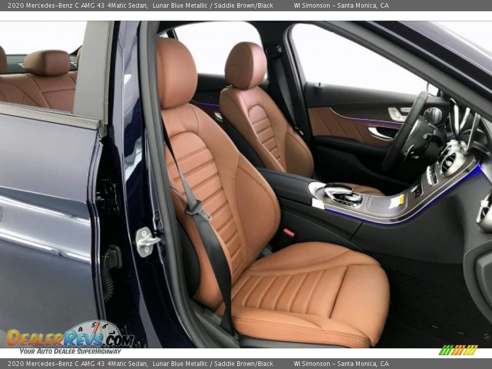 Saddle Brown/Black Interior - 2020 Mercedes-Benz C AMG 43 4Matic Sedan Photo #6