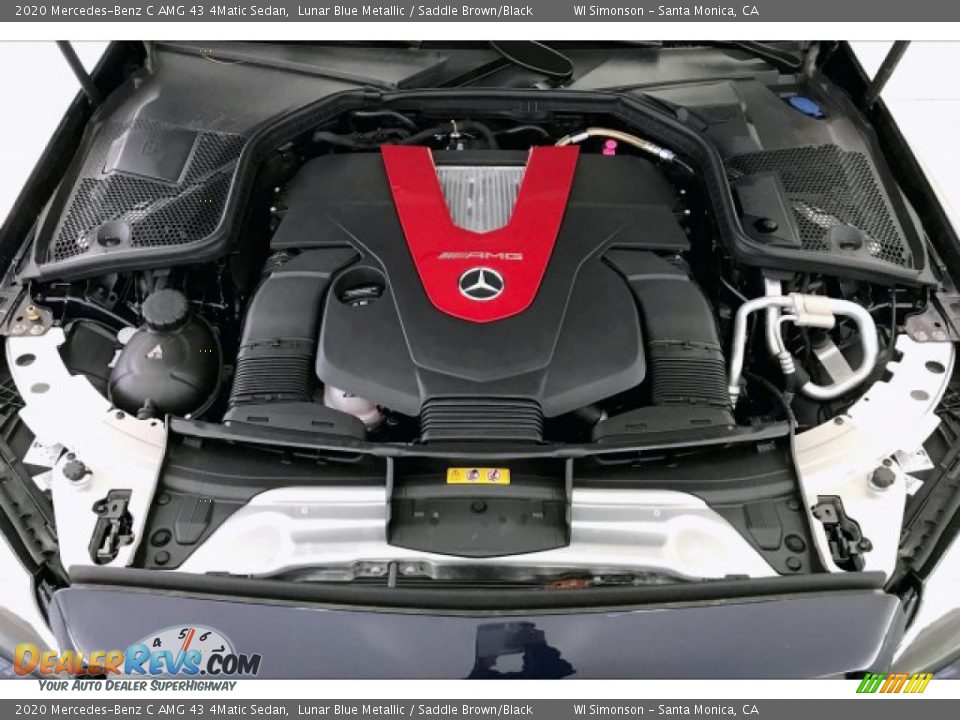 2020 Mercedes-Benz C AMG 43 4Matic Sedan 3.0 Liter AMG biturbo DOHC 24-Valve VVT V6 Engine Photo #9
