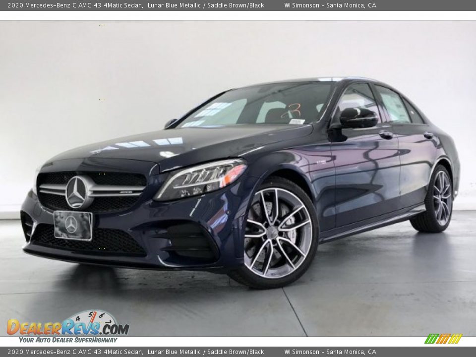 Front 3/4 View of 2020 Mercedes-Benz C AMG 43 4Matic Sedan Photo #12