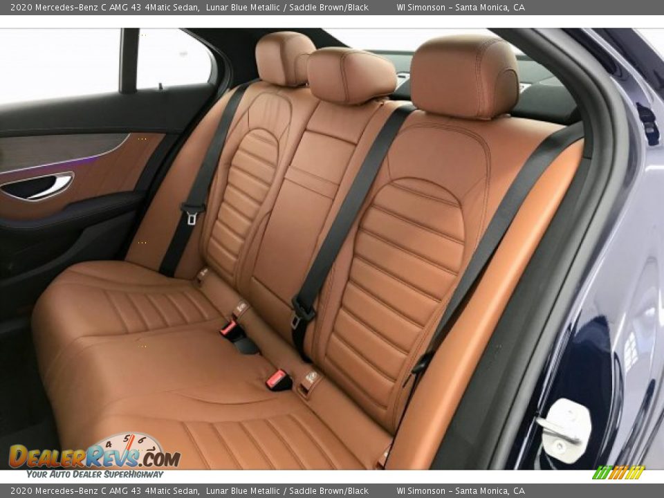 Rear Seat of 2020 Mercedes-Benz C AMG 43 4Matic Sedan Photo #15