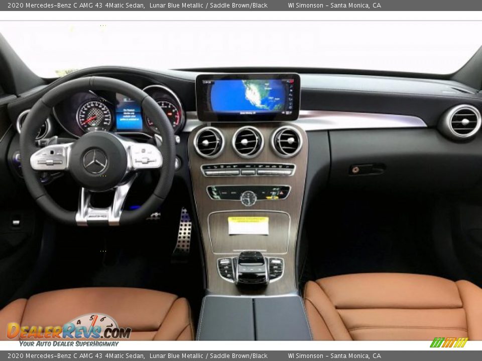 Dashboard of 2020 Mercedes-Benz C AMG 43 4Matic Sedan Photo #17
