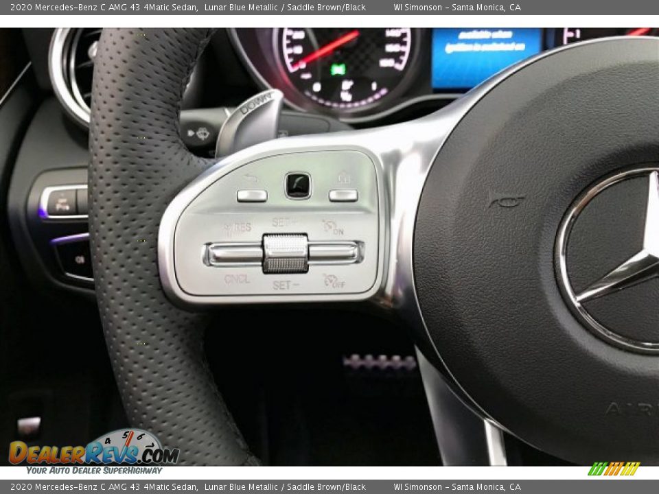 2020 Mercedes-Benz C AMG 43 4Matic Sedan Steering Wheel Photo #18
