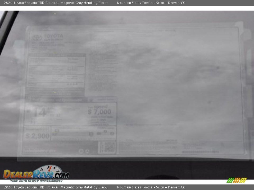 2020 Toyota Sequoia TRD Pro 4x4 Magnetic Gray Metallic / Black Photo #11